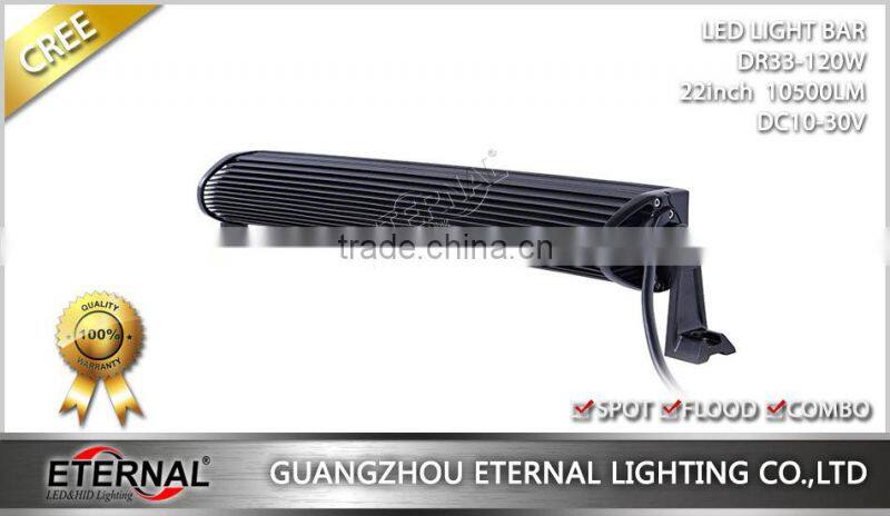 120W 20in curved 4WD off road powersports 4x4 racing vehicles marine boat high power driving led light bar