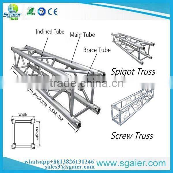 Aluminum arch roof truss ,curve roof truss 4 pillar 12m by 10m for sale