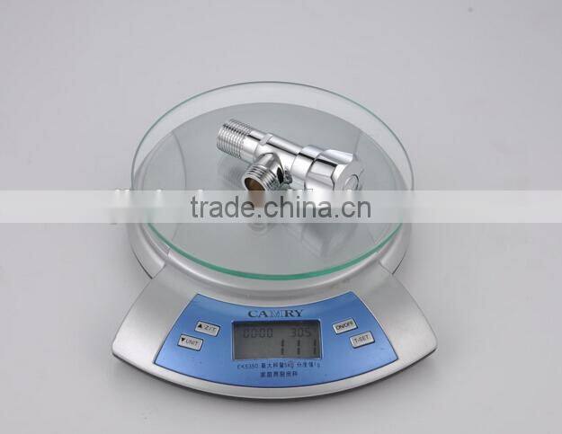 1/2-inch chrome plated brass angle valve of bathroom accessory