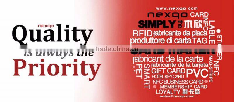 Free Sample Printing 13.56MHz CR80 PVC/Paper Smart NFC Card with Ntag Chip