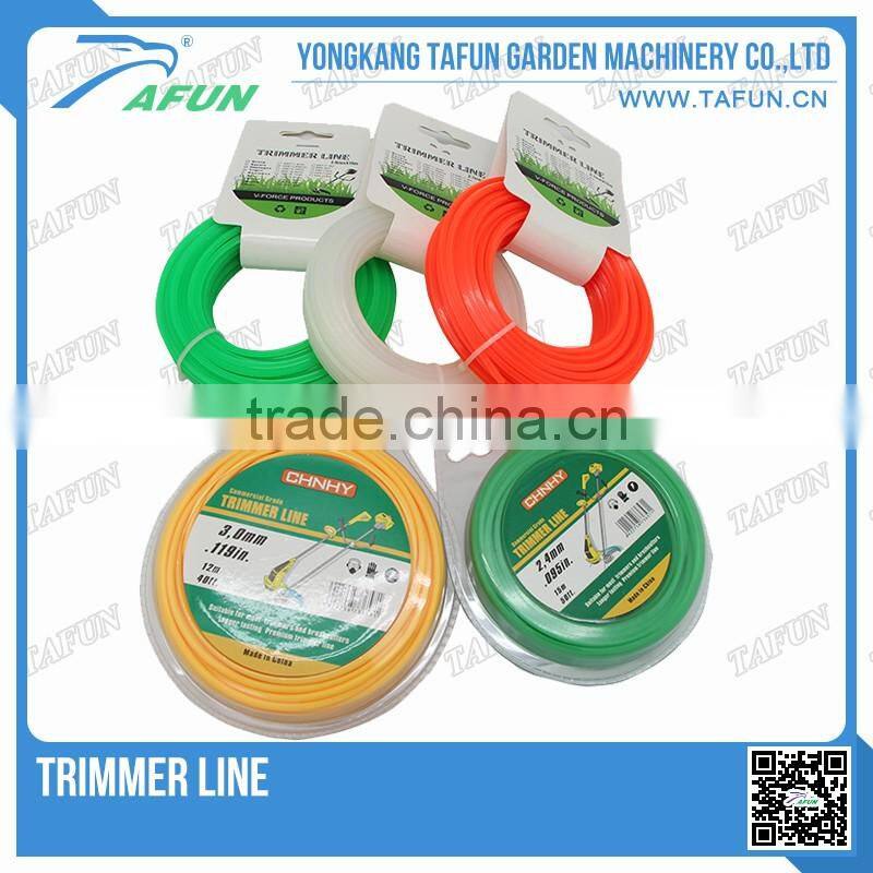cheap grass string trimmer nylon line with blister packing