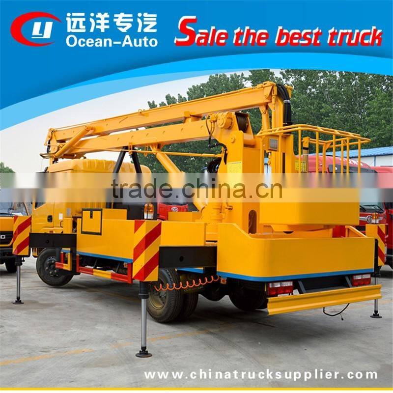 Dongfeng 18m aerial platform truck ,hydraulic lift platform truck