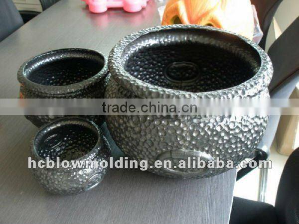 OEM BLOW MOLDING plastic flower pot,flower pot Mold Manufacturer