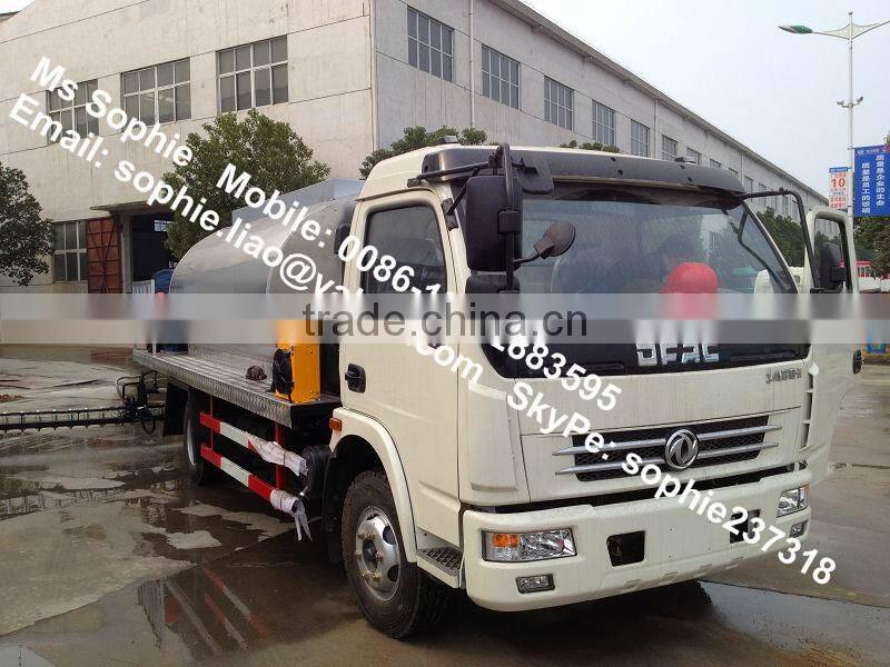 dongfeng Duolika automatic heated bitumen road sprayer truck,asphalt tanker truck