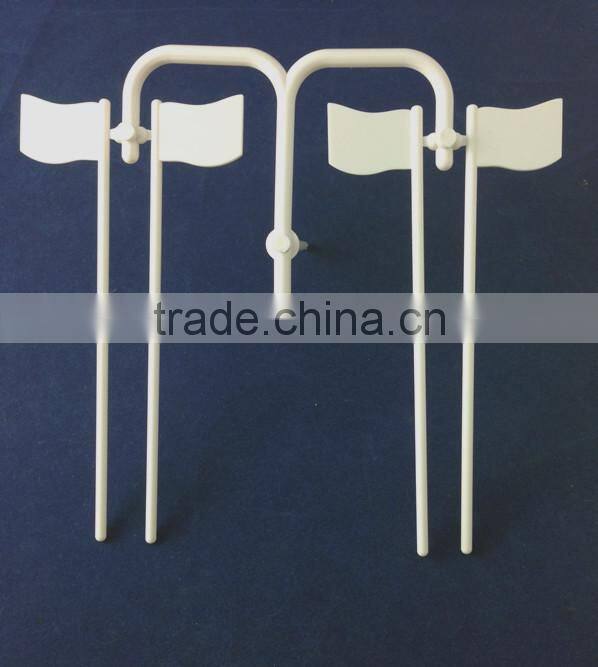 2015 Customized Ivory White Flag Plastic Accessory