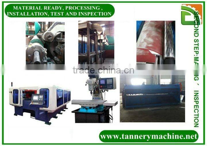 dry or wet leather buffing machine for tannery process buffing
