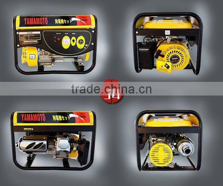 gasoline engine generator 2.8KW 3800 single phase gasoline generator