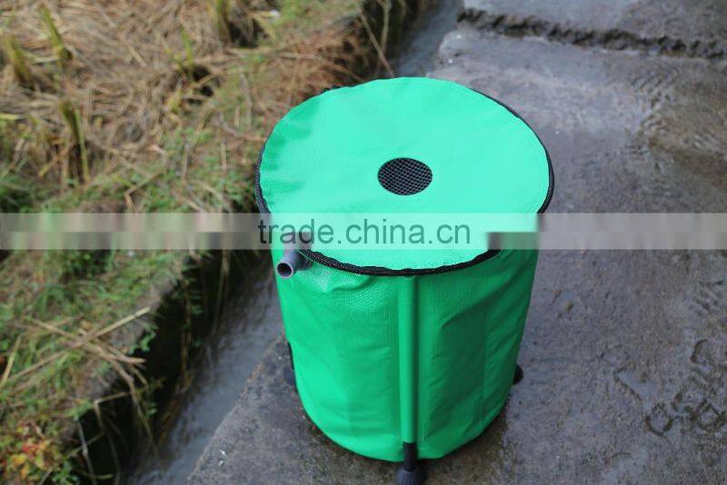 50GALLON/55GALLON/66GALLON Portable Rain Barret outdoor Garden Water Collector Spout