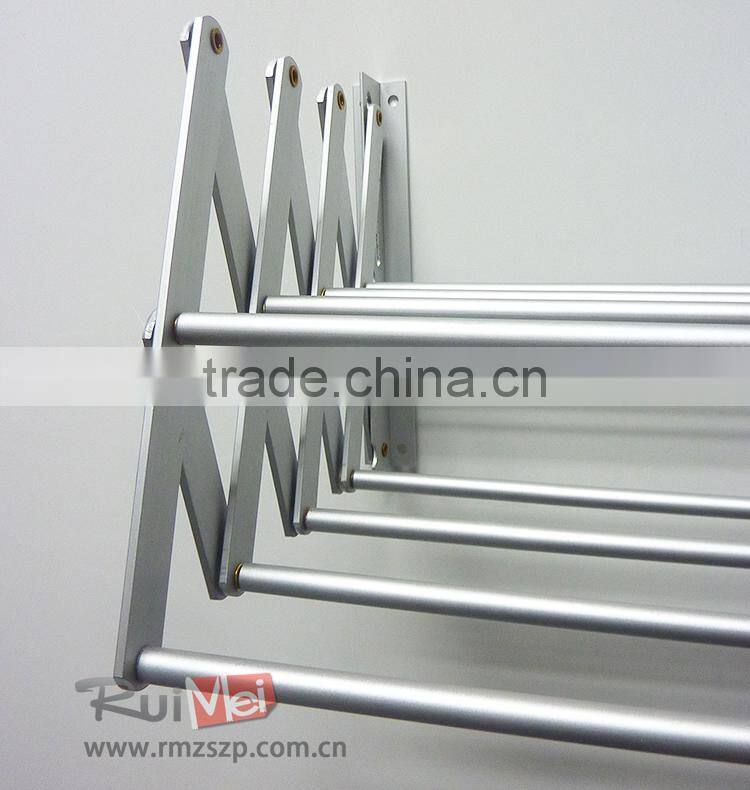 wall mounted folding household bathroom towel rack