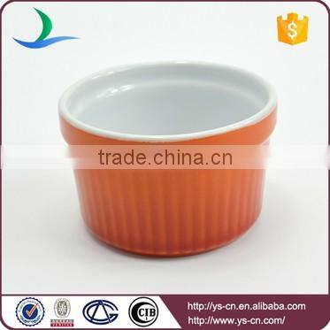 Custom ceramic colorful wholesale dessert cupcake mold