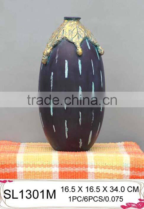 Modern flower vase decoration fiberglass material