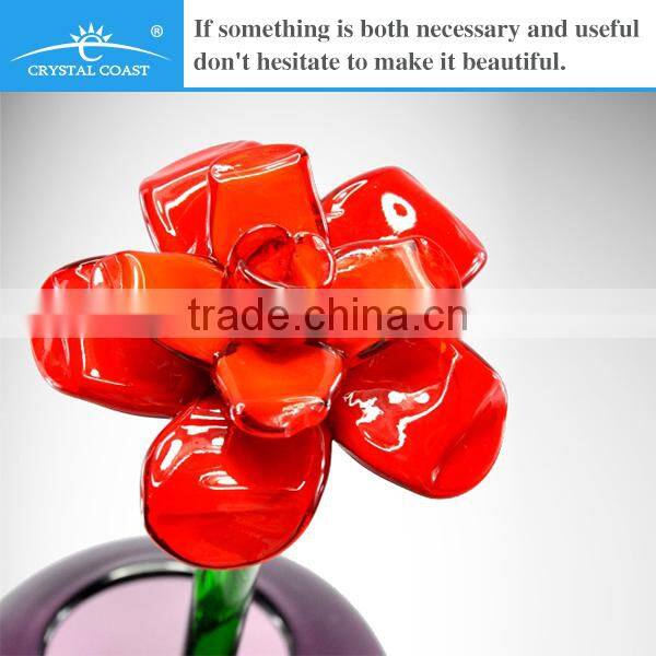 wholesale best selling handmade glass items art and craft flower decoration supplies