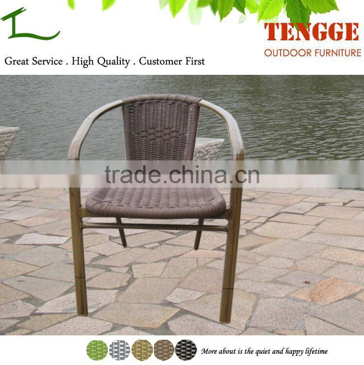 TG15-0161 Piato bamboo look rattan chairs outdoor leisure chair
