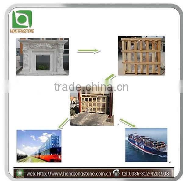 Palladian Stone Fireplace Mantel