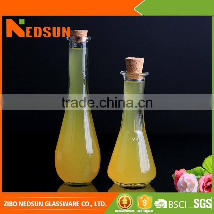 New design marasca glass bottle olive oil bottle
