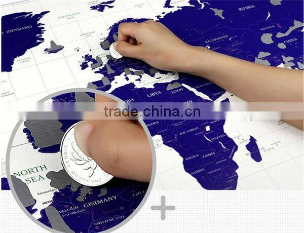 CT-543 Popular waterproof LED bright flashlight world Star Map travel light world map