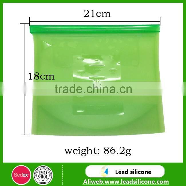 Wholeasale High Quantity Keep Fresh Silicone Food Storage Bag,Keeping food fresh