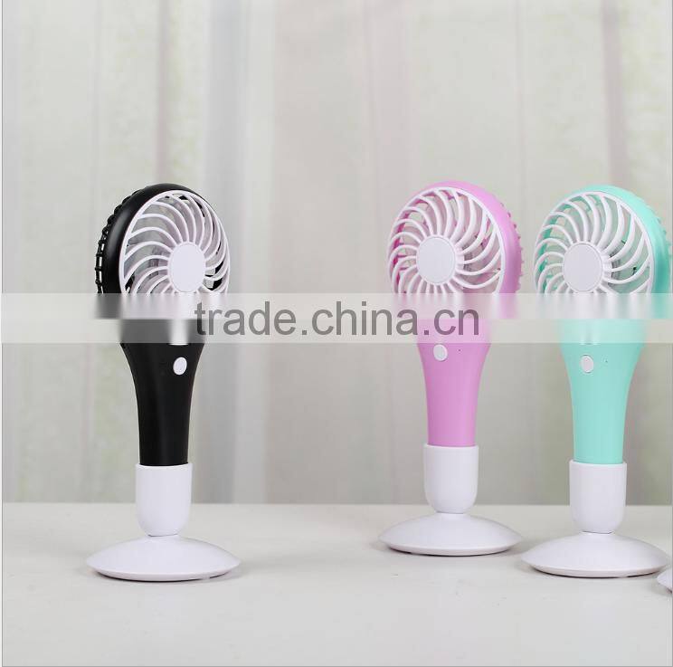 Creative USB Charge Handheld Air Fan, Mini Desktop Water Drop Fan For Student