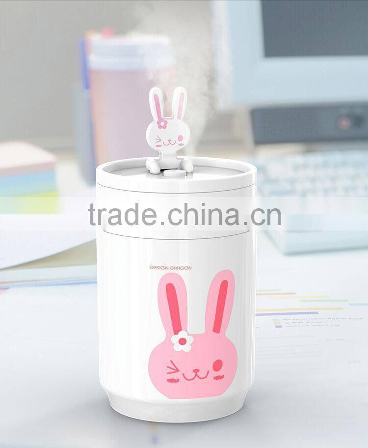 Lovely Air Humidifier Cup Shape Air Refresh Humidifier Cute Rabbit Cup Shape USB Mini Air Humidifier