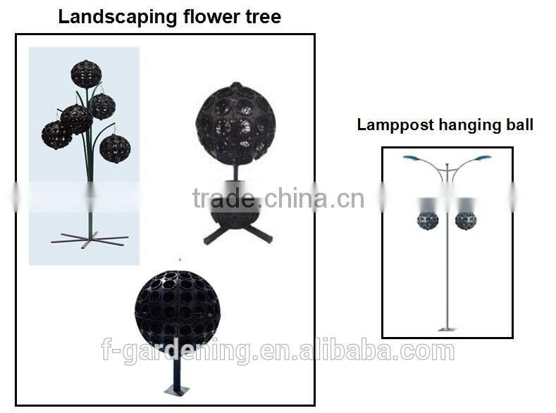 SOL self-watering grow planter plastic flower planter flower ball pots