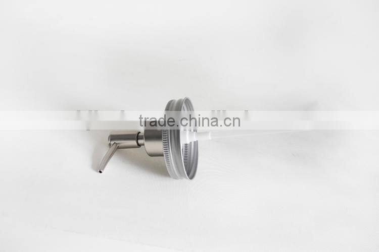 blue glass hand washing liquid /syrup dispenser jar perfume bottle