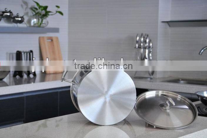 Stainless Steel Induction Bottom Soup Pot 24cm