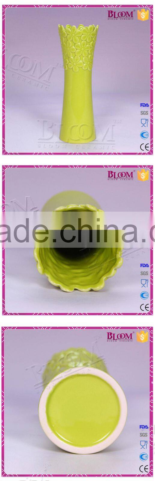 handmade ceramic craft gift flower vases for home decor