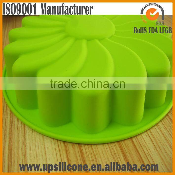 Flower shape silicone cake molds sunflower mold and other shapes