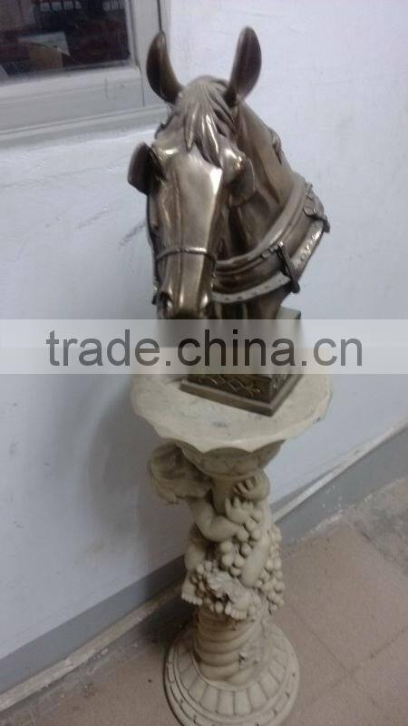 Resin horse head craft