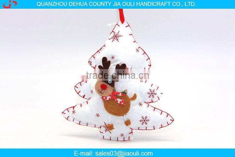 Hot sales Christmas decorations with santa claus rattan Christmas wreath Ornament