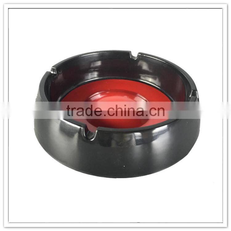 Promotion red & black unbreakable melamine funny ashtray hanging ashtray