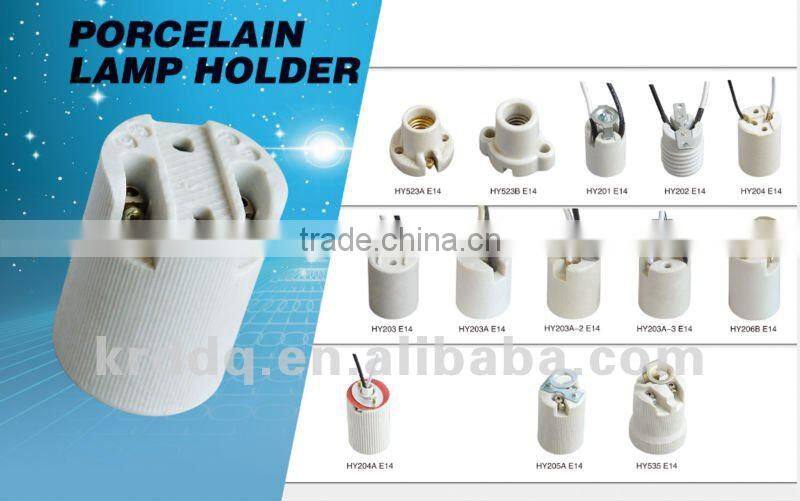 glazed porcelain E26 lamp holder CE approved