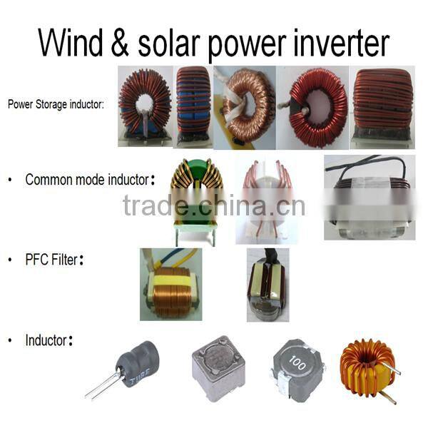 Wind & solar power inverter toroidal common mode choke