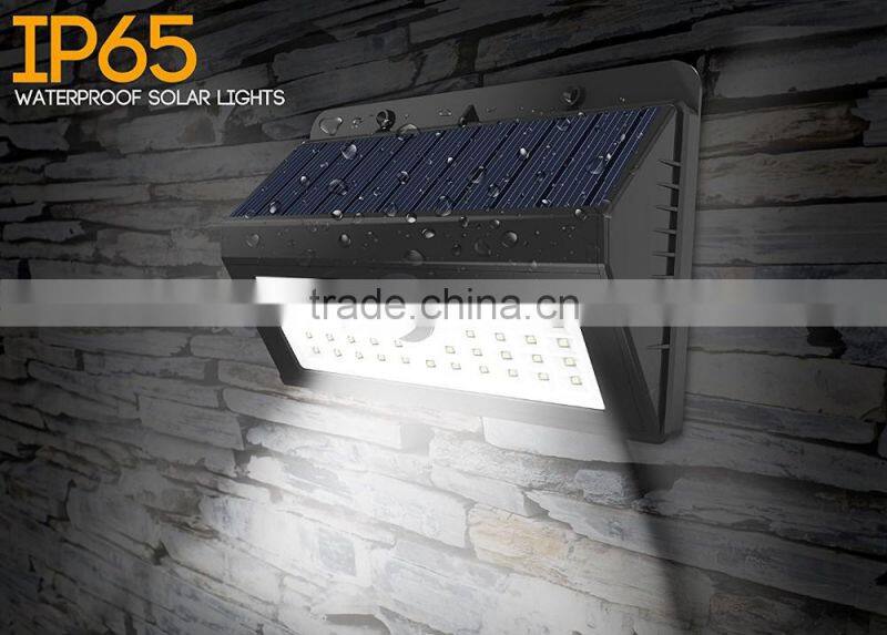 2017 new low price high qulity 45LED motion waterproof solar motion sensor light