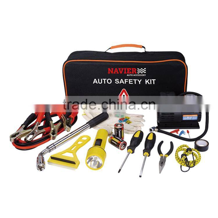EMK-122L 22pcs portable car emergency tool kit auto safety kit