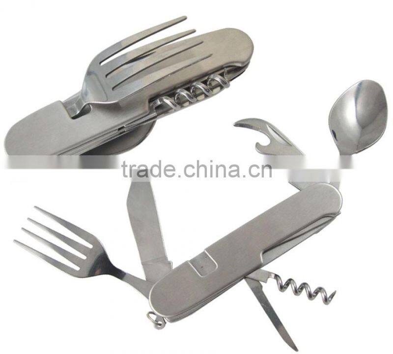 Multi-function Camping Cutlery Folding Knife