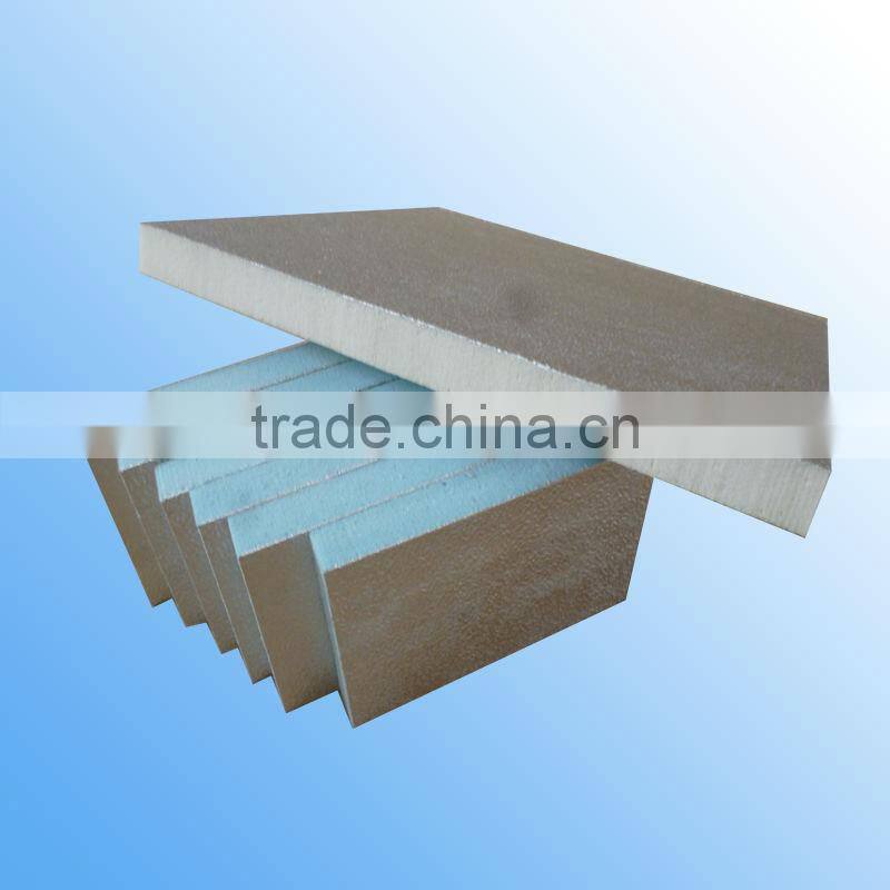 Prefab exterior wall heat insulation panel with painting