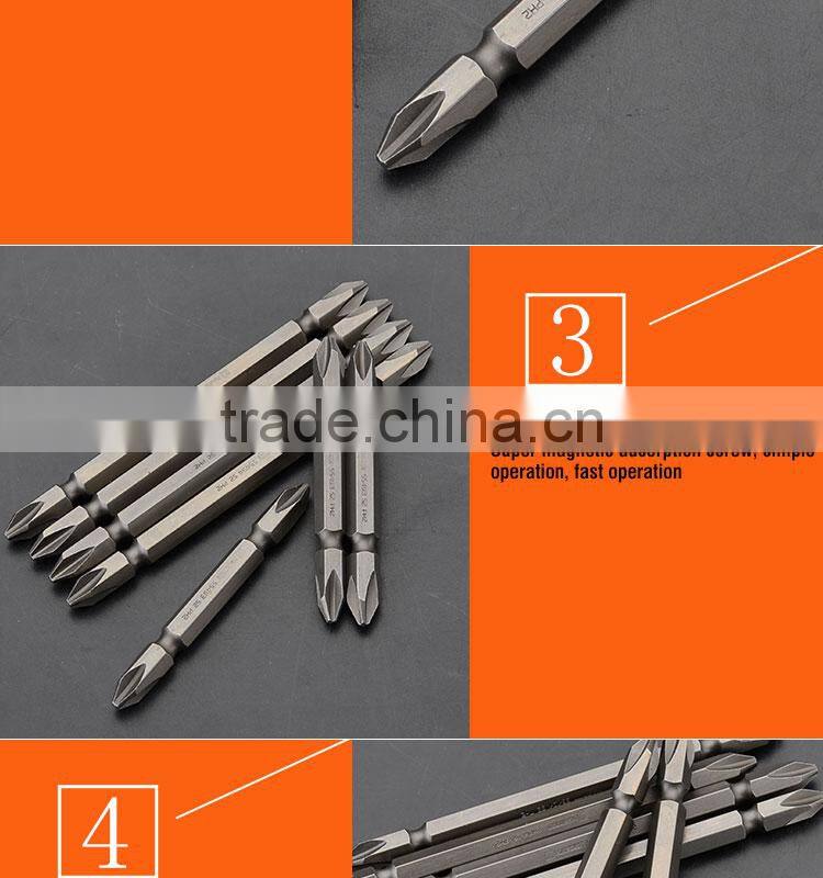 Professional PH2X65mm Hand Tool 10pcs S2 Screwdriver Bit Set