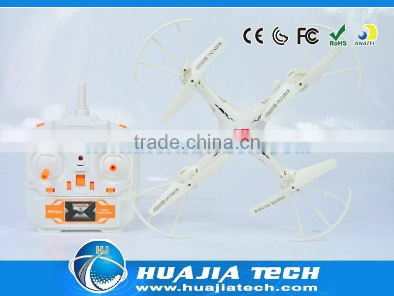 Manufacturer 2.4G 4.5CH remote control 6-axis aircraft helicopter UFO drone Gyro with camera White
