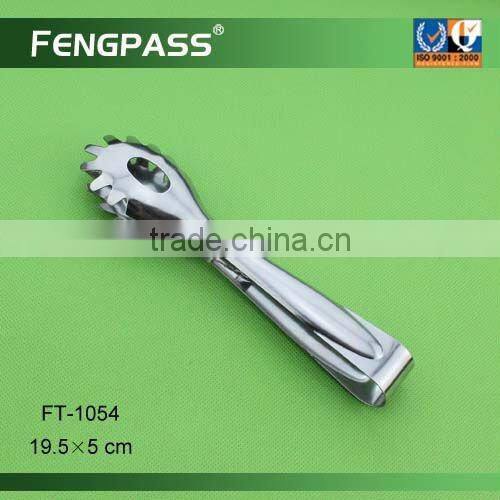 Stainless steel food serving tong FT-1055 kitchen utensil