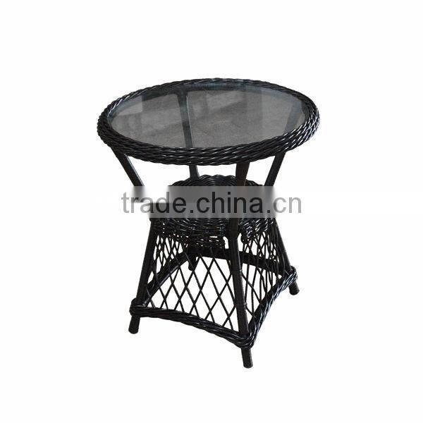 High Back Wicker Garden Set