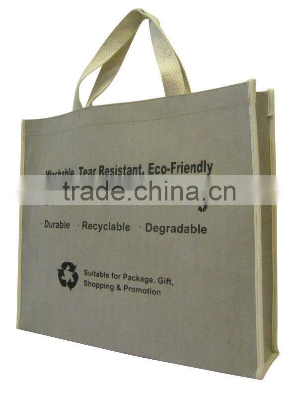 New Material -- Washable Kraft Paper-- Fashion Shoulder Tote Bag