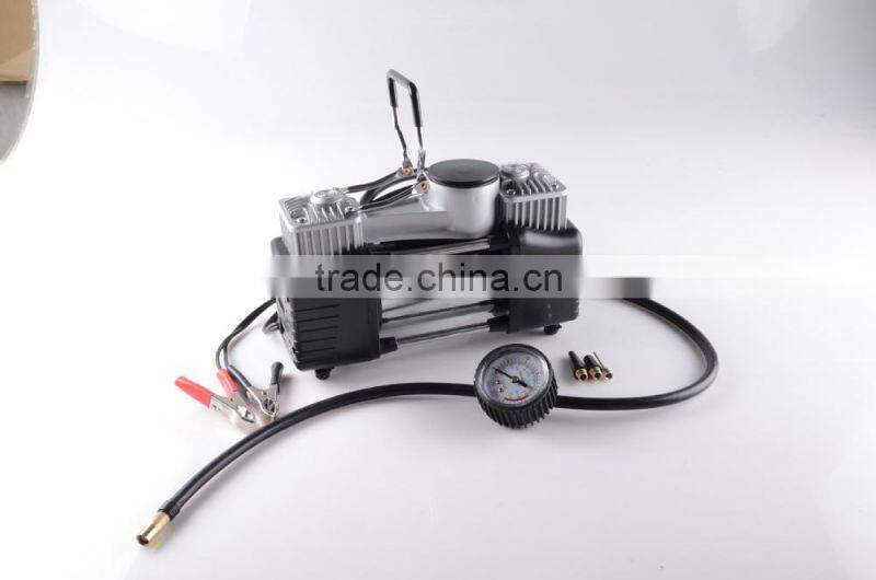 S80308 12V DC 150PSI Heavy Duty Air Compressor, Double Cylinder Air Compressor Pump