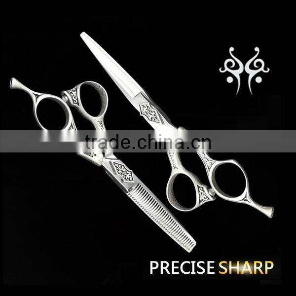 Special handle bull type hairdressing scissors for sale