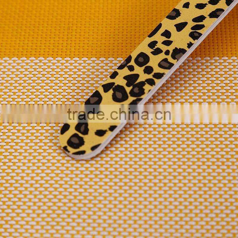 CHX01 OEM Disposalbe nail file buffer ,custom emery board ,Zabra Nail file