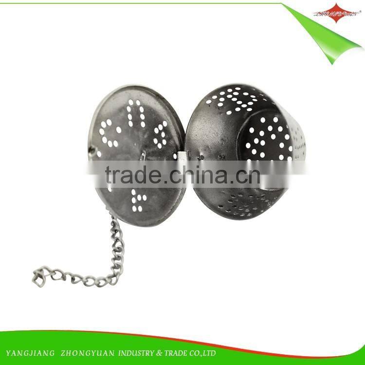 ZY-S3009 430 Stainless Steel Tea Infuser Tea Strainer cup shape accessories for Kitchen Leaf Tea