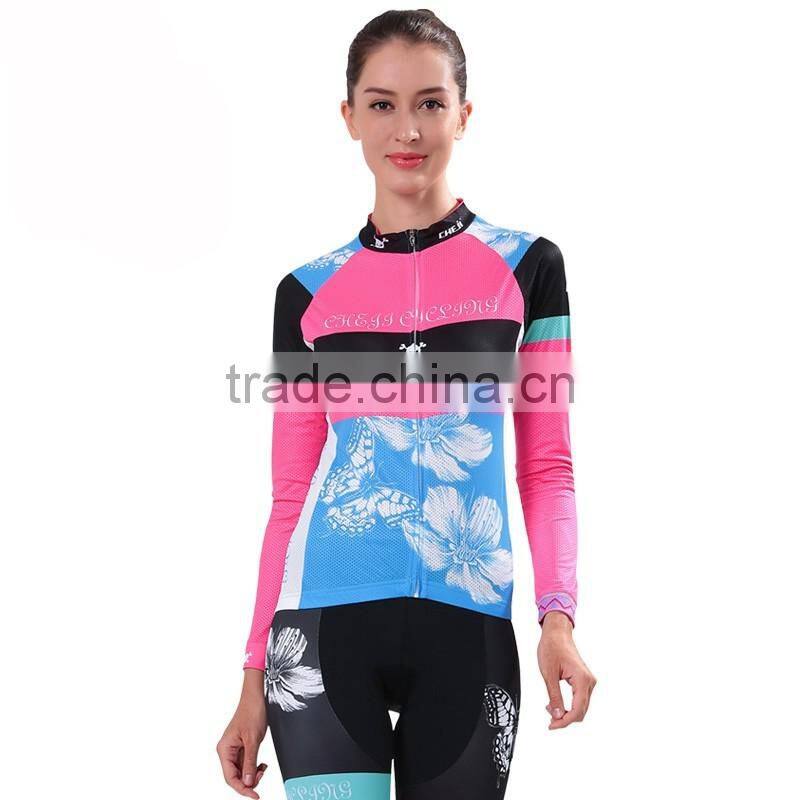 OEM service women printing cycling jerseys factory