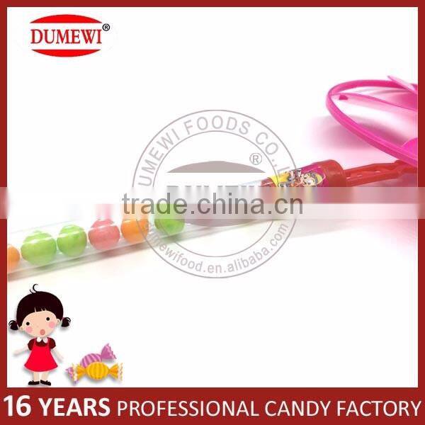 Cheap Long Stick Windmill Shape Plastic Candy Toy