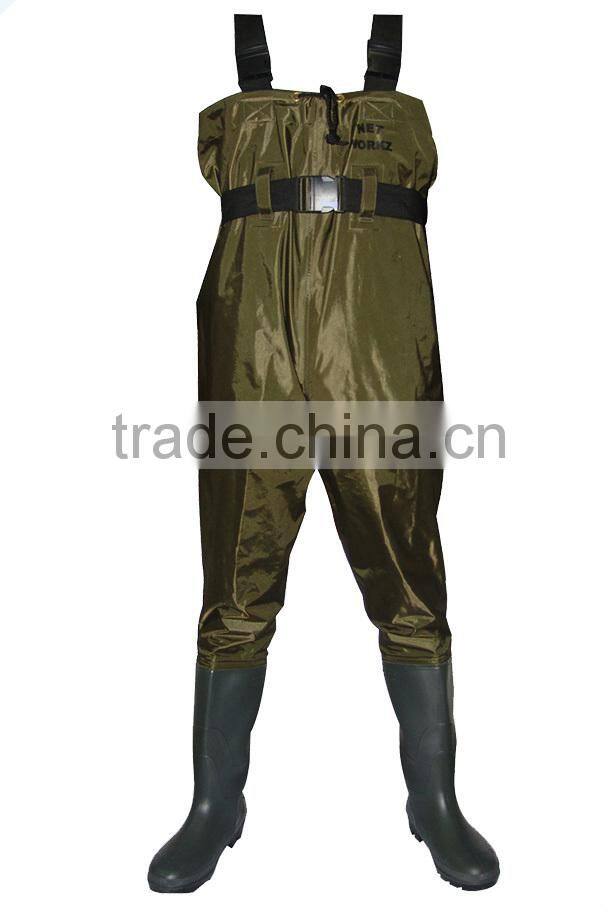 420D Nylon PVC coating, the best fly fishing wading waders