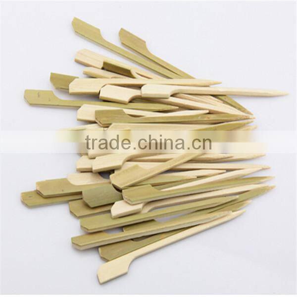 Eco-friendly food grade bamboo skewer with paddle